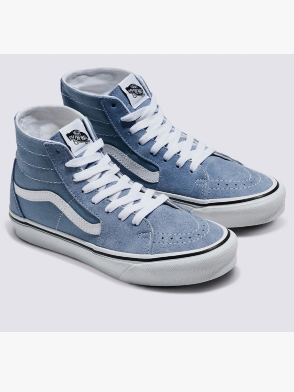 Vans Unisex High-Top Sneakers in Navy and White
